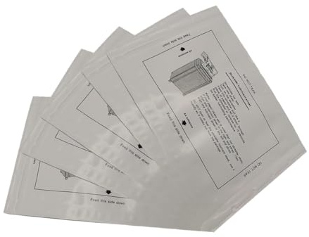 Papier Déchiqueteuse Lubrifiant Feuilles,Feuilles Lubrifiantes pour Destructeur de Document,Déchiqueteuse Feuilles Lubrifiantes,Papier Huileux pour Augmenter Les Performances de la Machine,5 Feuilles