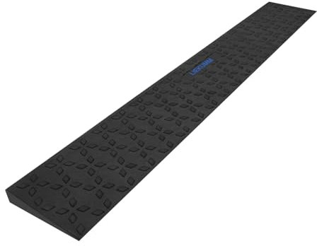 LIEKUMM Rubber Threshold Ramp 2 cm Height, 650 kg Capacity Wheelchair Ramps for Doorways, Non-Slip Ramps for Mobility Scooters, Motorcycles, Doorways, Steps, Kerbs, Polaris Pattern Design