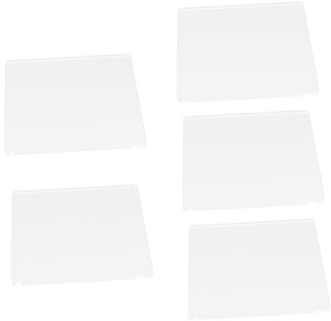 Lurrose 5piezas Placas Transparentes Para Prensar Arcilla Discos Acrílicos Herramientas Manuales Para Bricolaje Unidades
