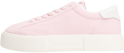 Tommy Jeans Donna Sneakers con Suola Alta con Plateau, Multicolore (Misty Pink), 39