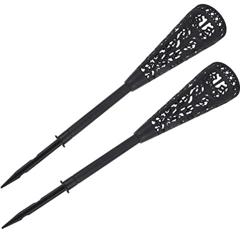 IMIKEYA Jarrones De Cementerio con Púas De Plástico Hueco, 2 Piezas, Diseño Cónico, Resistentes y Seguros para Lápidas Mortuorias, Ideales para Decoración De Tumbas y Flores Artificiales