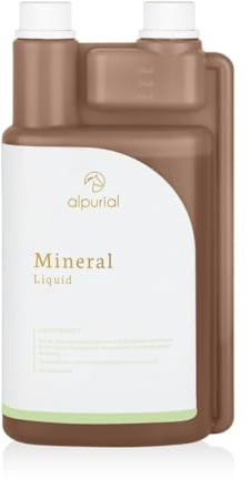 Alpurial Mineral Liquid – Ergänzungsfuttermittel für Pferde zur täglichen Versorgung mit Mineralstoffen – mit Zink, Kupfer, Selen & Vitaminen – vom Tierarzt entwickelt