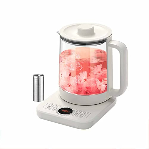 hervidor con control de temperatura， Hervidor eléctrico for el hogar, 18 funciones de calefacción, tetera eléctrica, función de preservación del calor de ebullición rápida, acero inoxidable 304(2,1.8L