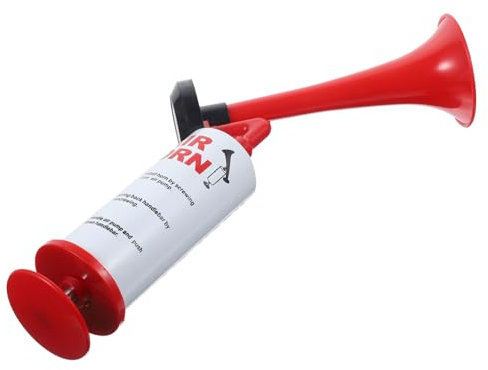 Supvox Handdruck Drucklufthorn Rot Abs Handpumpe Fußballfan Trommel Stadion Lufthorn Party Feier Signalspielzeug