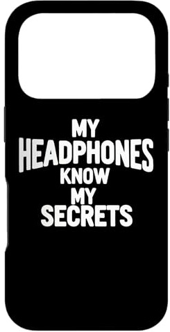 Casque Know Secrets Funny DJ Coque pour iPhone 17 Pro