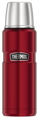 Thermos 4003.205.047 King - Termo (acero inoxidable), acero inoxidable, Cranberry, 0,47 L