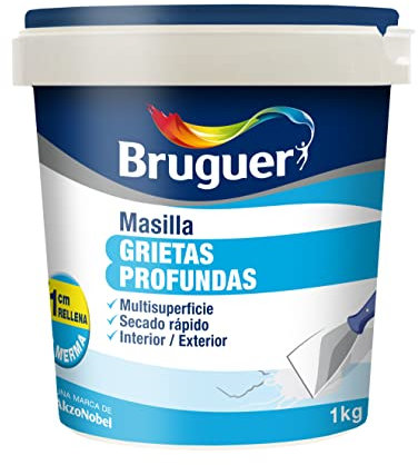 Bruguer Masilla Grietas Profundas Blanco 1 Kg
