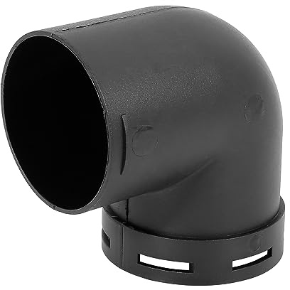 X AUTOHAUX Auto Heizung Warm Luftkanal Rohr Bogen Auslassanschluss Plastik 60mm