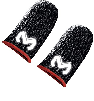 LICHIFIT Juegos Móviles Pulgares Guantes a prueba de sudor de la manga del dedo cubierta de la yema del dedo para PUBG Smartphone Game