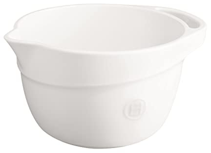 Emile Henry, Cuenco grande para mezclar harina, 11.5 x 9.2 x 6.3 pulgadas