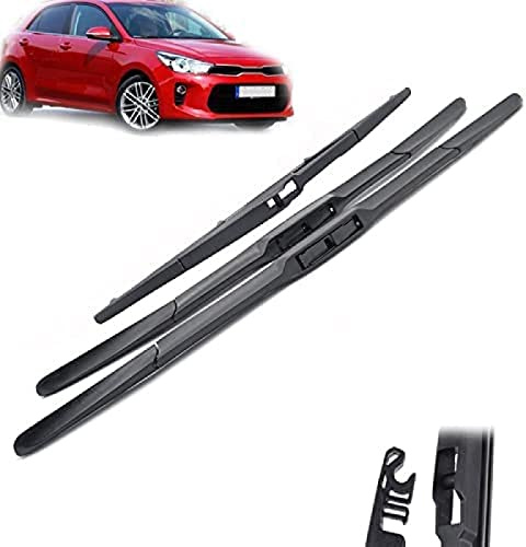 Scheibenwischer Set Vorne Und Hinten Für Kia For Rio 4 Hatchback 2017 2018 2019 2020 2021 2022 Scheibenwischer 26 + 16 + 11