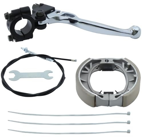 Atunee - Palanca de freno (22 mm, mango izquierdo) para Coleman CT200U CT200U-EX BT200X con cable de freno de tambor trasero de 67 pulgadas, montaje de freno de 105 mm