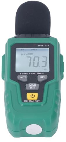 Decibel Meter, Digital Sound Level Meter Handheld Decibel Tester Multifunctional Noise Volume Detector for Noise Engineering, Sound & Noise Meters
