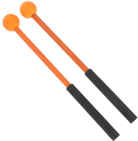 CORHAD Marimba Schlägel mit Gummikopf und Holzgriff Xylophonschlägel für Außergewöhnlichen Klang Geeignet für Musikinstrumente und Glockenspiele
