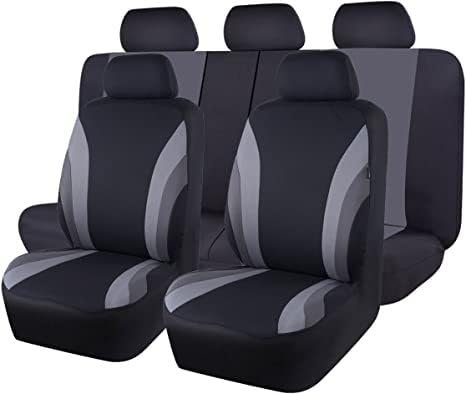 UGIUTLVY Housse De Siege Voiture pour to-yota CH-R EV 2020-2023, Housses SièGe Avant Universelles Ensemble Auto Universel Universelle Interieur Gadget Accessoires,A/Black