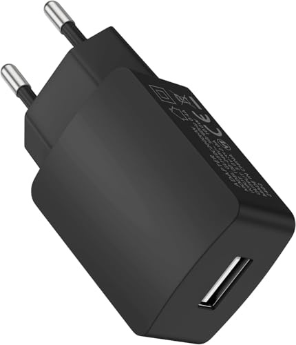 Delippo 2-Pack Cabeza Cargador USB 5V/2A Adaptador de Enchufe de Carga USB Compatible for iPhone,for Huawei,for Samsung,for LG,Lector electrónico,Auriculares,Consola Juegos