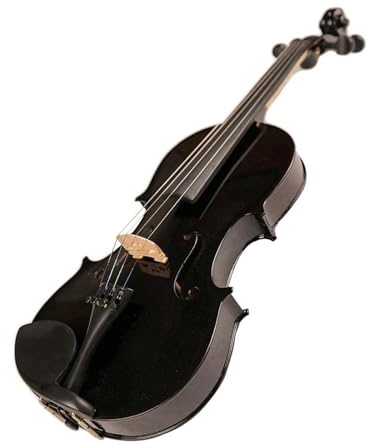 Geige Anfänger 4/4 Violino Fiddle Schwarz(Size 1/4)