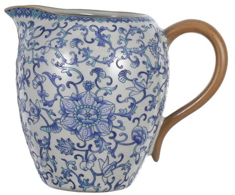 Ciieeo Jarra De Leche De Blanca Elegante Jarra Para Espumar Leche y Servir Salsa Para Café y Taza Vintage De