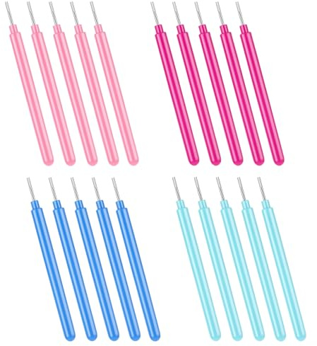 24 Stück Rollstift Papier Quilling Werkzeuge Rollen Curling Quilling Nadel DIY Kartenherstellung Papierrollen Werkzeug für Handwerk Papierkarten Handgefertigte Papierstift, 4 Farbe