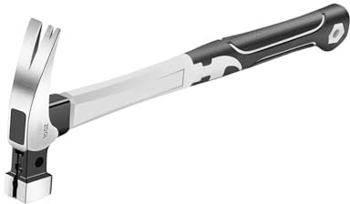 Martello da carpentiere multifunzione per chiodi tirando martellamento ad alto impatto testa in acciaio porta chiodi per artigiani tuttofare