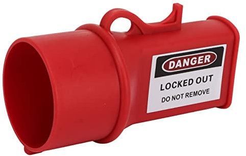 KIMISS Dispositivo di Blocco per il Perno per Perno Impermeabile e Manicotto con Set di Lucchetto di Sicurezza - Blocco Spina 2 Pollici per Uso Industriale