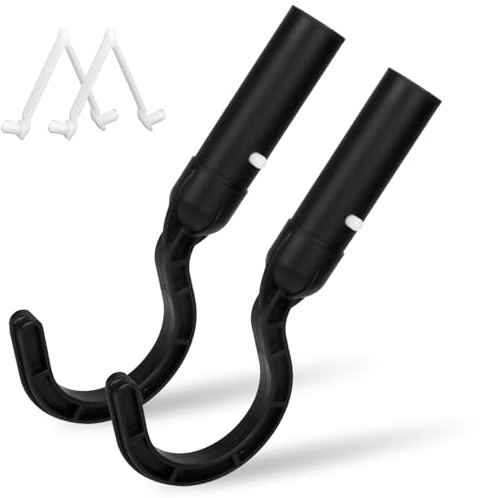 lasuroa 2pcs Robotic Pool Cleaner Hooks, Hook Accessories for All Automatic Pool Vacuums Attaches to Telescopic Poles Above Ground and Underwater