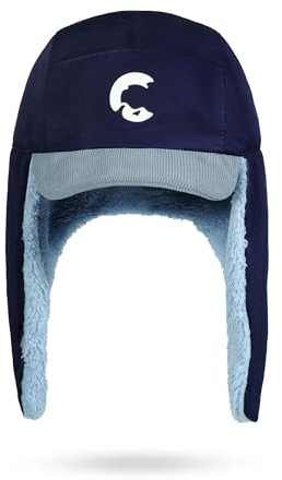 CLAPE Winter Basecap mit Ohrenklappen Winddicht Warme Unisex Fliegermütze | Weich,Kurzem Schirm,Unisex Wintermütze,Trappermütze,Ushanka für Herren,Damen,Outdoor,Reisen,Ski,kaltes Wetter