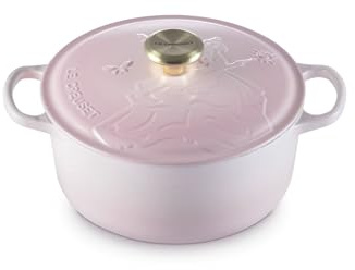 Le Creuset Wicked Collection Glinda Cocotte ronde en fonte gaufrée