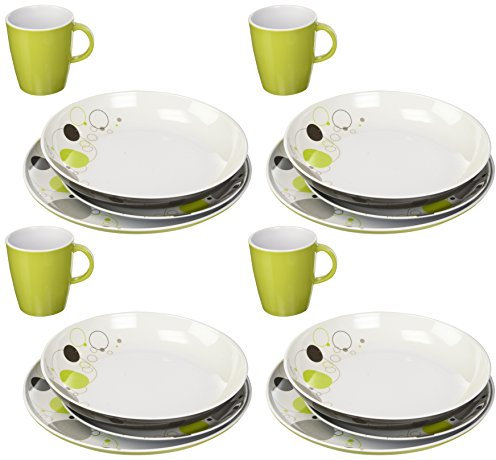 BRUNNER All Inclusive Teller aus Melamin Space - 16-tellig