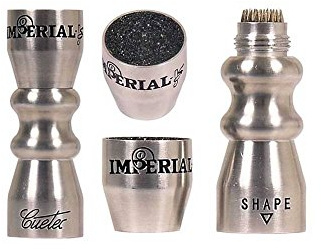 Cuetec Billiard/Pool Cue Accessory: Bowtie 3-in-1 Billiard Cue Tip Tool (Scuffer/Shaper/Aerator), Single Tool