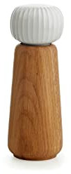 Kähler Mühle H18 cm Hammershøi handlich dänisches Design Gewürzmühle, weiss