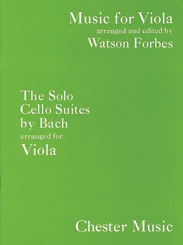 J.S. Bach: The Solo Cello Suites (Viola) (Music for Viola) by (2000-01-01)