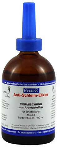 Hesanol Anti-Schleim-Elixier 100ml Kräutergemisch für Tauben und Vögel