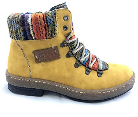 Rieker Women Ankle Boots Z6633, Ladies Ankle Boots,Removable Insole