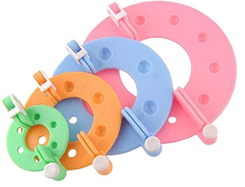 Bongles 4 Paar/Set Pom-pom Maker Für Fluff-Kugel-Weber-Nadel Craft DIY Wolle Knitting Craft-Werkzeug-Satz-Dekoration (zufällige Farbe)