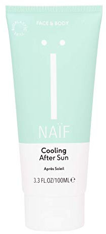 Naïf - Gel refrescante para después del sol - Con aloe vera y glicerina vegetal - Fragancia suave - Hidratante - Vegano - Sin microplásticos - Efecto calmante - 100 ml