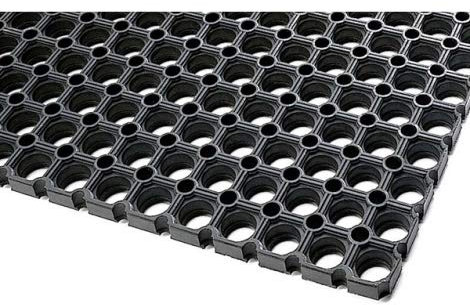 caillebotis caoutchouc 40 x 60 cm épaisseur 23mm