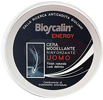 Bioscalin Energy - Cera Modellante Rinforzante Uomo da 60ml - Finish Naturale Opaco