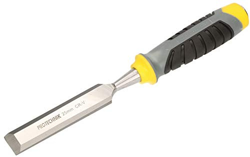 KOTARBAU® Cincel de carpintero 25 mm, Cincel con hoja de acero al cromo vanadio CR-V, Cincel para trabajar la madera, Cincel para tallado de madera, Cinceles para madera, Cincel hoja plana
