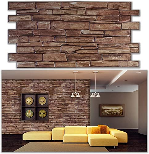 Grace Baltic - Panneaux muraux 3D pour décoration murale intérieure, non adhésifs, fins et élastiques, en PVC (18, Karelian)