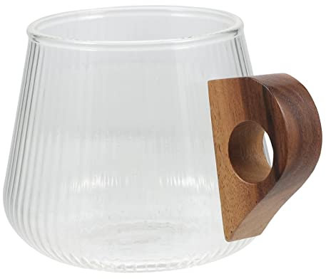 Veemoon Teetasse Glas Mit Henkel Für Zuhause Kaffeebecher Modische Tasse Für Restaurants Cafés Bars Teetasse Für Zuhause Kaffeetasse Mit Henkel Für Modische Tasse Für Restaurants Cafés Bar