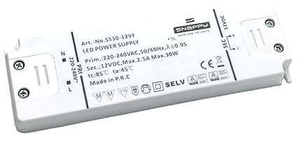 LED Trafo LED Transformator LED-Powersupply Snappy SS30-12VF 12V 30 Watt