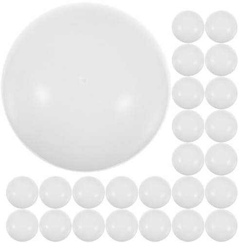 Artibetter 40 Stücke Lotterie Kugeln Bälle zum Öffnen Befüllen Bingo Kugeln Ersatz Teilbare Plastikkugeln Leere Runde Kapseln Lottobälle Tischtennisbälle Gewinnspiel Glücksspiel Saufspiele