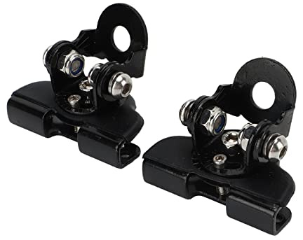 Fockety 2 Stück LED Lichtleisten Montagehalterung, universell verstellbare Säulen Hauben Halterungsset, LED Arbeitslicht Halterung, Klemmhalter, Eisen für Offroad SUV LKW