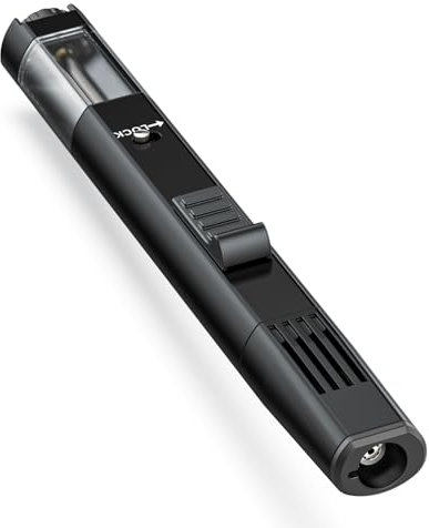 VVAY Mechero Soplete Largo de Gas Recargable, Llama Jet – Sin Gas Butano Incluido