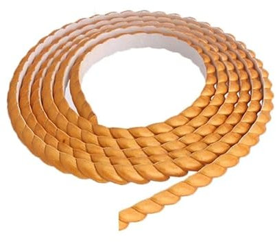 5M Bande Décorative Adhésive PVC, Bordure de Papier Peint Carrelage, Décoration pour Cadre de Miroir,Armoire,Meuble,Mur,Plafond Moulure de Finition Décorative Murale(10mm, Doré)
