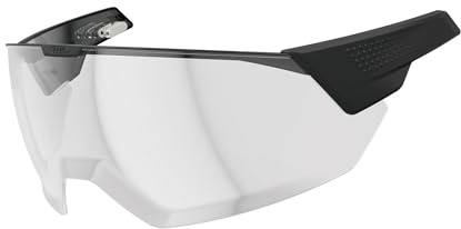 ABUS MagneticVisor für den Fahrradhelm HYP-E - und die Varianten ACE und BL.ACE - magnetisches Helmvisier schützt bei Wind und Wetter - Fahrradhelm-Zubehör - Größe S/M, Clear