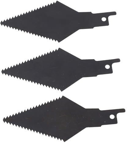 3PCS Fliesenboden-Entfernungs Werkzeuge Blades Doppelseitiges Sägeblatt aus Kohlenstoffs Tahl für Bodennaten-Zement Reinigung