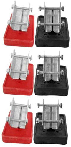 Veemoon 6pcs Replacement Ladder Feet Pads Protective Cushions Rubber Feet for Ladders