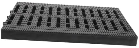 HOUDERCO Rejilla Desagüe de Plástico Estructura en Cuadrícula para Desagüe Exterior, Fácil de Mantener Buena Capacidad de Carga para Canal y Jardín